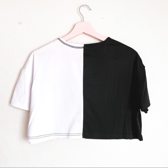 Two Tone J Fashion Unzzy Crop Top S - Picture 6 of 6